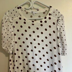 Cute Polka Dot Blouse